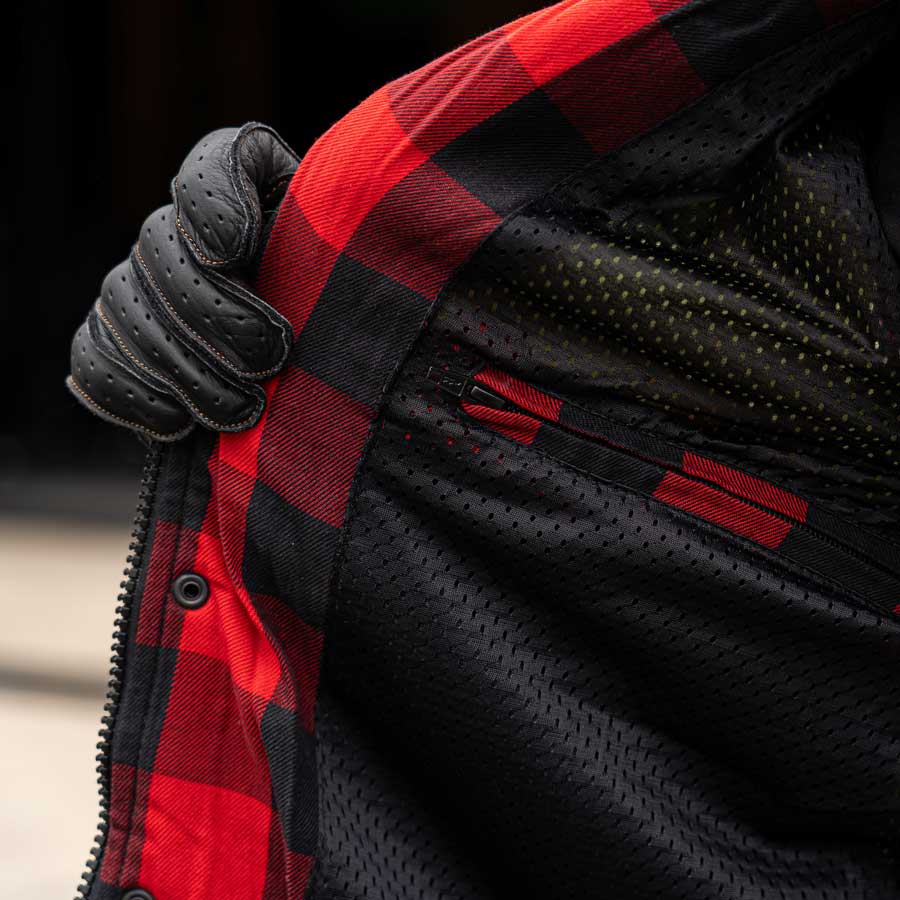 Motorcycle Protective Shirt Lumberjack X | Armored AAA